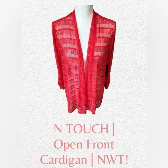 N TOUCH | Open Front Cardigan | NWT! - Picture 1 of 5